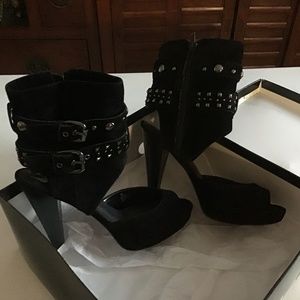 Black A.N.A high heel sandals